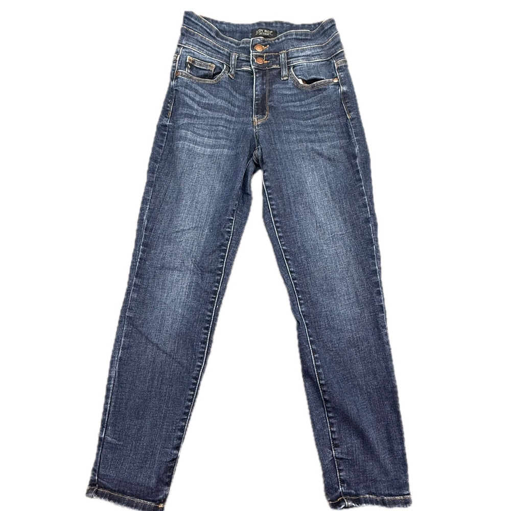 Judy Blue‎ Relaxed Fit Jeans Womens 3/26 Dark Wash High Rise JB82207DK